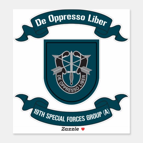 19th Special Forces Group Airborne 19th SFG Sticker