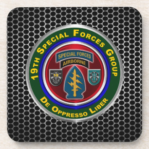 19th Special Forces Group (Airborne) Beverage Coaster