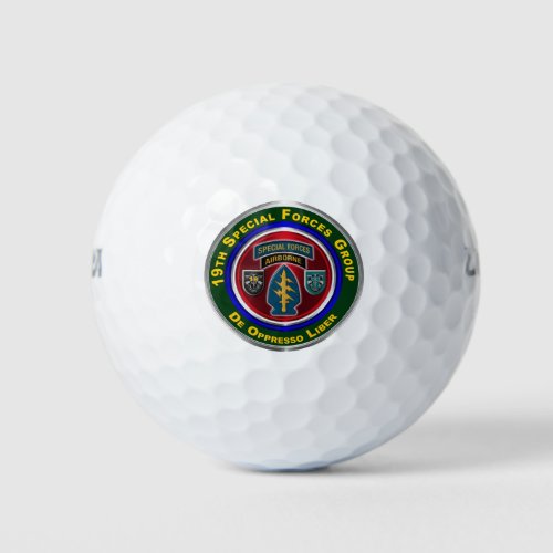 19th Special Forces Group Airborne Golf Balls