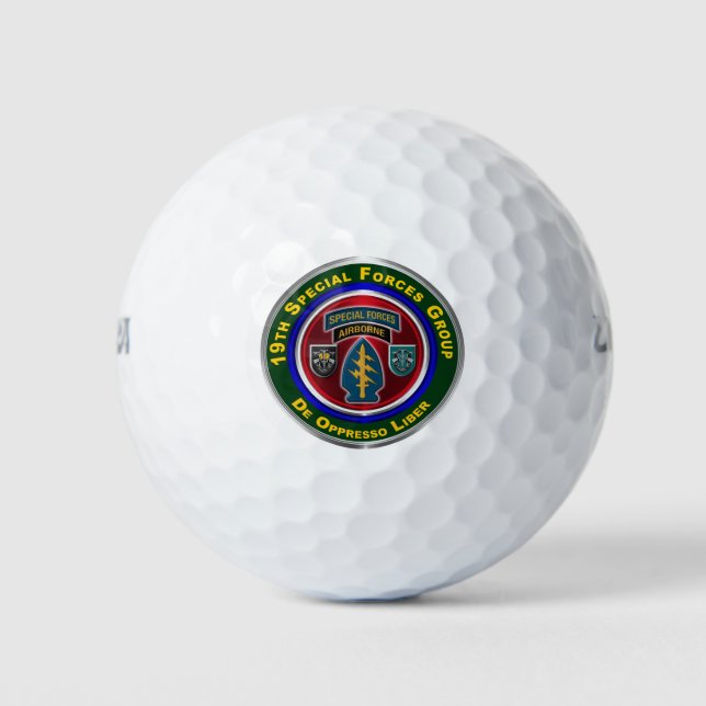 19th Special Forces Group (Airborne) Golf Balls (Front)