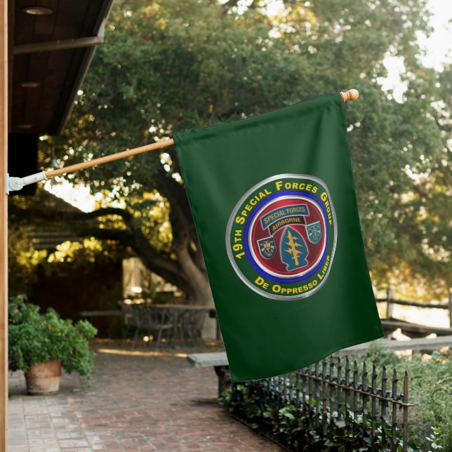 19th Special Forces Group (Airborne) House Flag (In SItu)