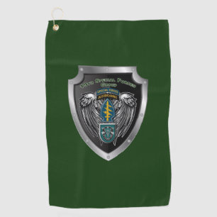 19th Special Forces Group (Airborne) Shield Golf Towel