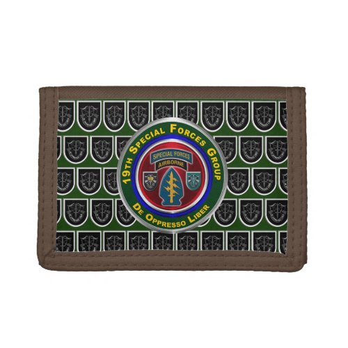 19th Special Forces Group Airborne Trifold Wallet