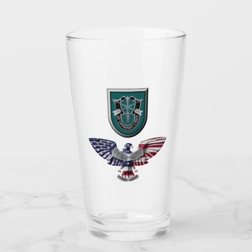 19th Special Forces Group Airborne Veteran Glass