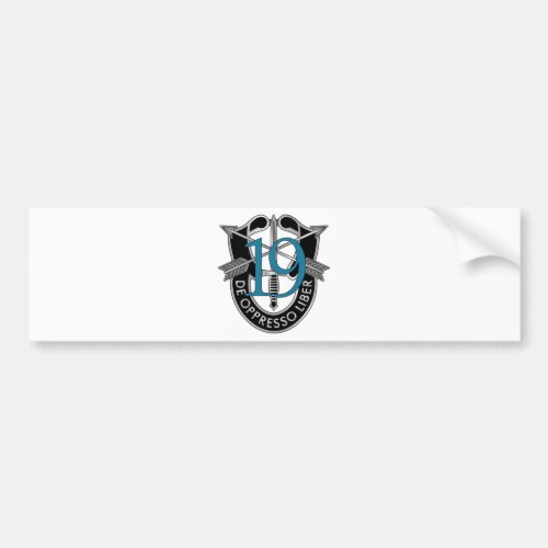 19th Special Forces Group Crest Bumper Sticker