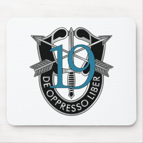 19th Special Forces Group Crest Mouse Pad