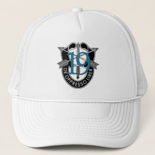 19th Special Forces Group Crest Trucker Hat