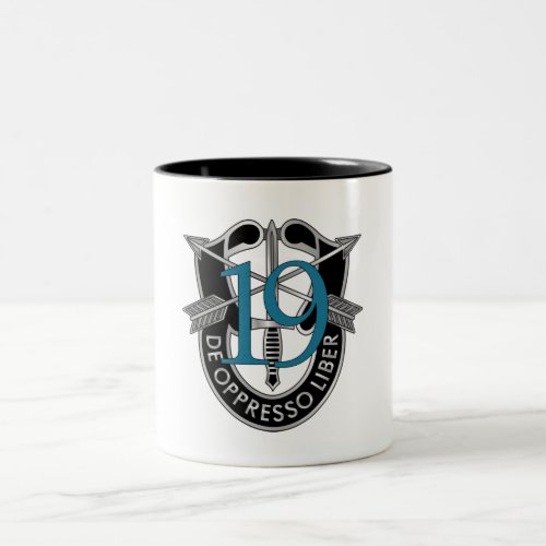 19th Special Forces Group Crest Two_Tone Coffee Mug