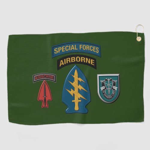 19th Special Forces Group Customized Design Golf Towel