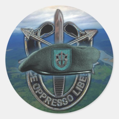 19th Special forces group Green Berets son Sticker