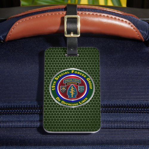19th  Special Forces Group  Luggage Tag