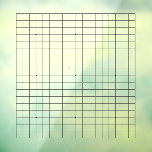19X19 Goban Transparent Customizable Cling Decal