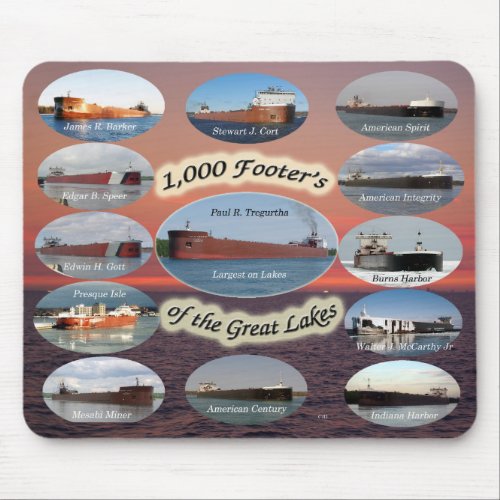 1000 footers on the Great Lakes mousepad