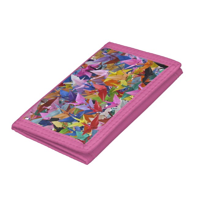 1,000 Origami Paper Cranes Custom Wallet (Bottom)