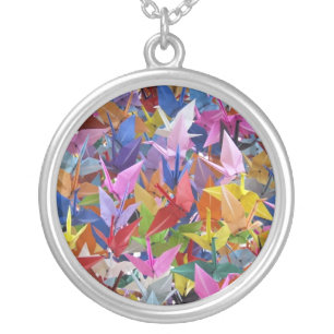 1,000 Origami Paper Cranes Necklace