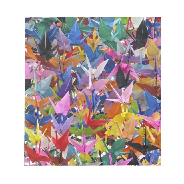 1,000 Origami Paper Cranes Notepad (Front)