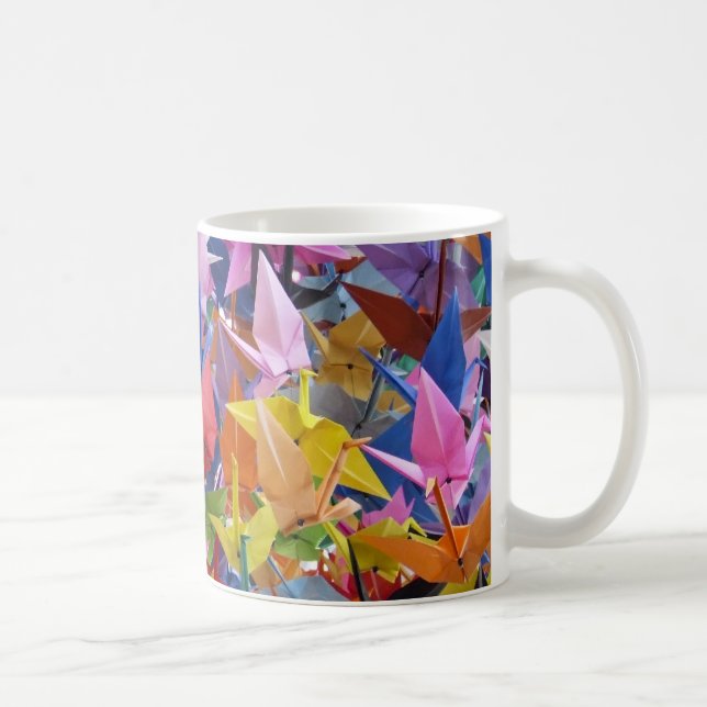 1,000 Origami Paper Cranes Photo Coffee Mug (Right)
