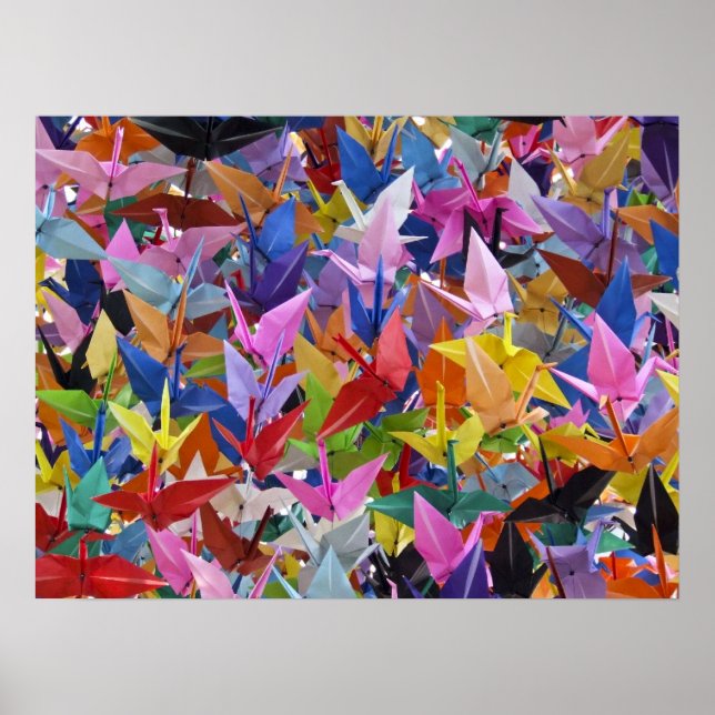 1,000 Origami Paper Cranes Poster (Front)