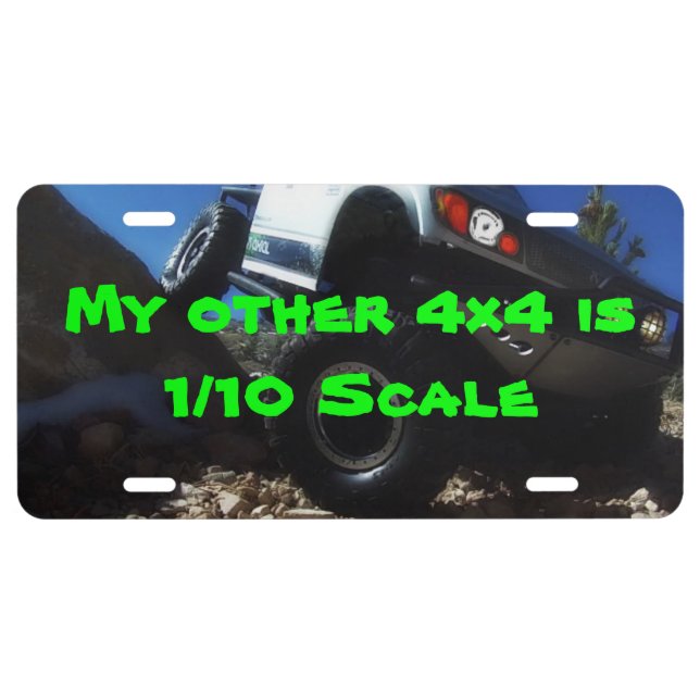 1/10 scale license plate (Front)