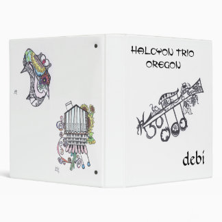1-1/2" 3-ring binder:  H3O/debi 3 Ring Binder