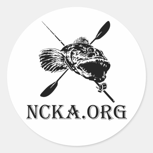 1 1/2" NCKA Circle stickers (Front)