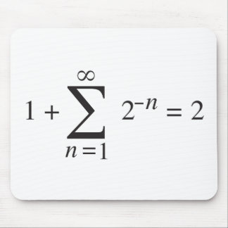 1 + 1 = 2 _ summation notation mouse pad