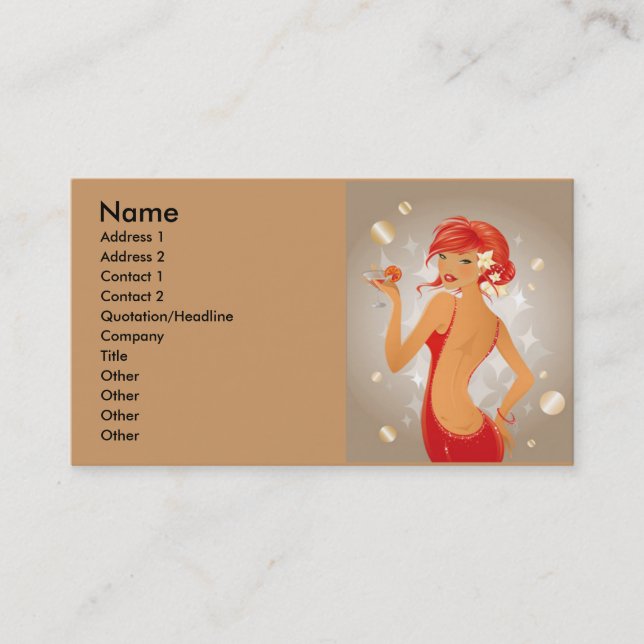 1 (1), Name, Address 1, Address 2, Contact 1, C... Business Card (Front)