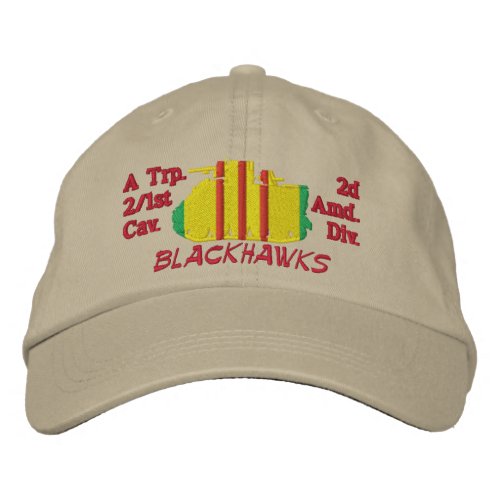 11st Cav2d Amd Div M113 Track Embroidered Hat