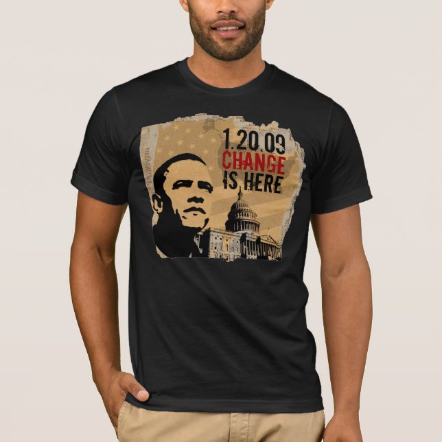 1.20.09 - Inauguration day T-Shirt (Front)