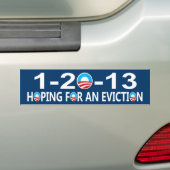 1-20-13 anti Obama Bumper Sticker (On Car)