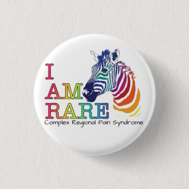1.25" Badge - complex regional pain syndrome Button (Front)