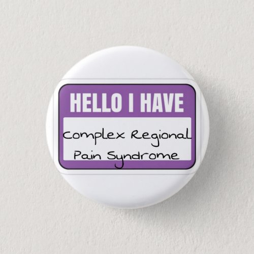 125 Badge _ complex regional pain syndrome Button