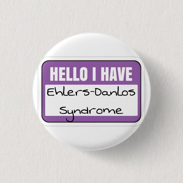 1.25" Badge - ehlers-danlos syndrome Button (Front)
