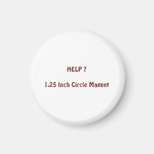 1.25 Inch Circle Magnet