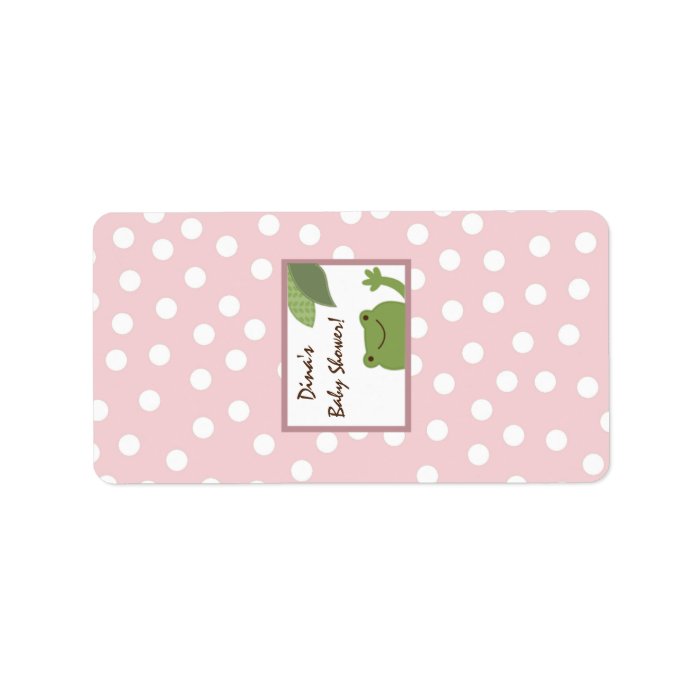 1.25"x2.75" Hershey's Miniature Safari Jungle Pink Personalized Address Labels