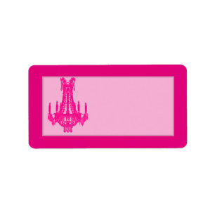 1.25"x2.75" Mailing Address Crystal Chandelier Gli Label