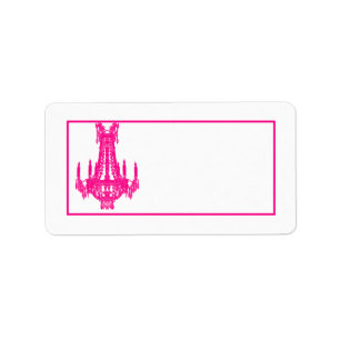 1.25"x2.75" Mailing Address Crystal Chandelier Gli Label