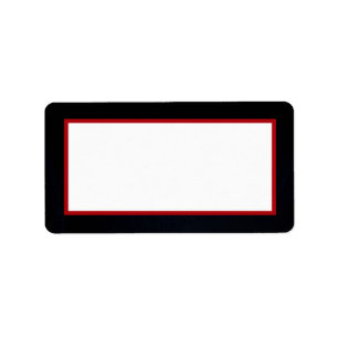 1.25"x2.75" Mailing Address Marine Uniform Groom Label