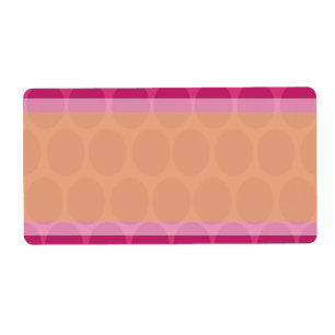 1.25"x2.75" Mailing Address Moroccan Polka Dots Label