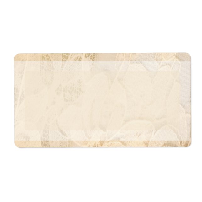 1.25"x2.75" Mailing Address Pearl & Lace Label (Front)