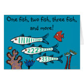 1, 2, 3 Fish with Little Fish and Coral (Front Horizontal)