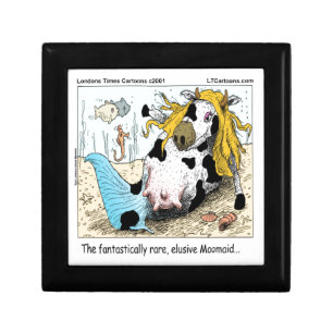 1/2 Cow 1/2 Mermaid Moomaid Funny Jewelry Box