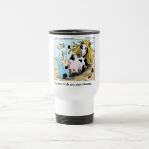 1/2 Cow 1/2 Mermaid Moomaid Funny Travel Mug