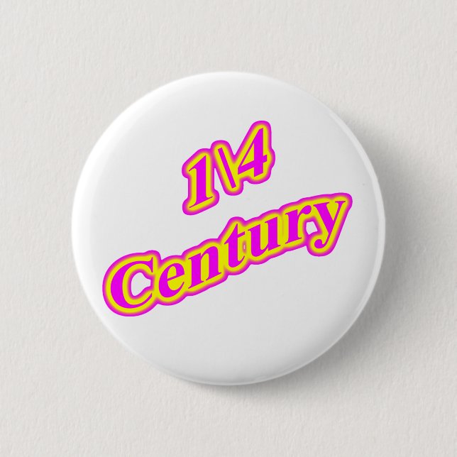 1\4 Century  Magenta Button (Front)