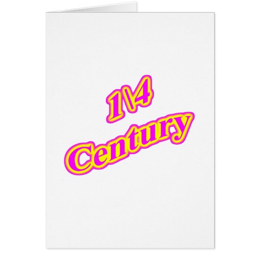 1\4 Century  Magenta Cards (Front)