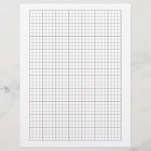 1/4 Inch Graph Paper (4 Squares Per Inch) - Black
