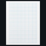 1/4 Inch Graph Paper (4 Squares Per Inch) - Blue<br><div class="desc">This 1/4 inch graph paper features a classic blue grid with four neatly aligned squares per inch. Ideal for precision drawing, sketching, engineering projects, or mathematical calculations, this graph paper provides a clean and organized canvas for your work. Whether you're a student, artist, or professional, this versatile blue graph paper...</div>