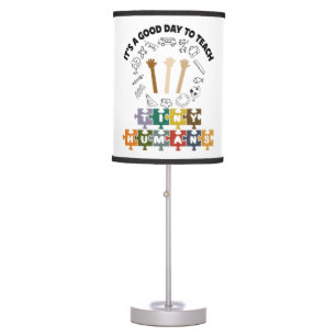 1/4, It's A Good Day To Teach Tiny Humans, Teacher Table Lamp