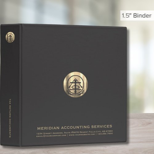 15 Gray Gold Seal Tax Binder