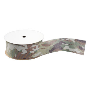 Camouflage Print Grosgrain Ribbon – Party Spin